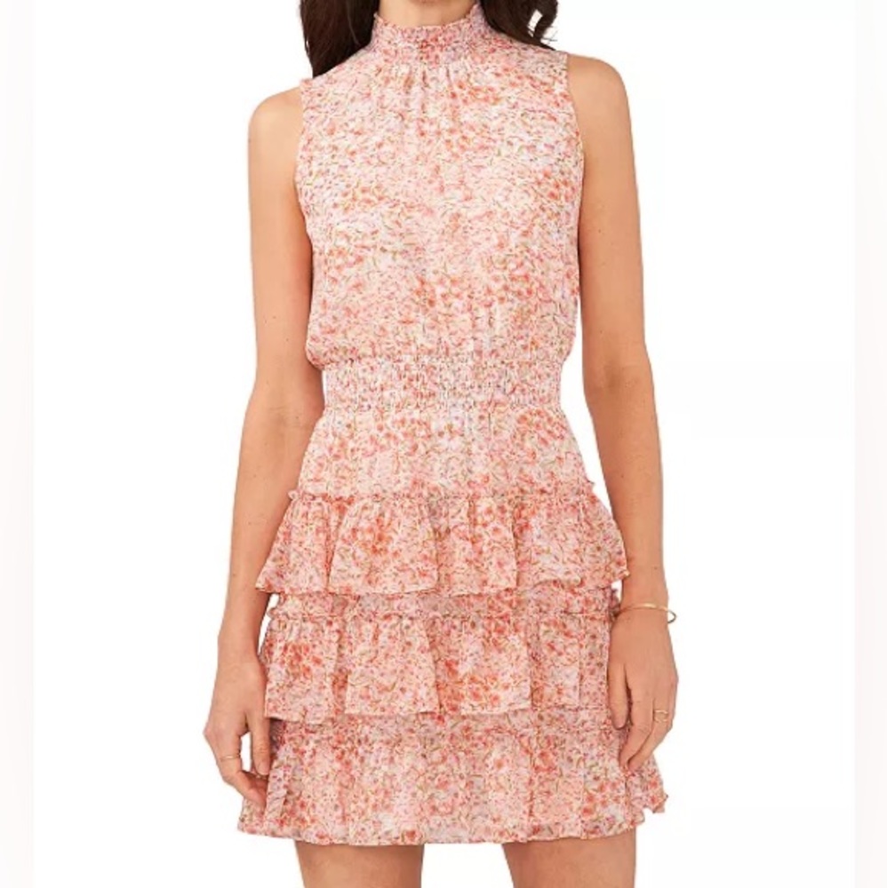 1.State Sleeveless Smocked Dress